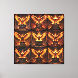 Pelasgischer Altar des Flammenden Adlers IX Leinwanddruck