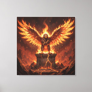 Pelasgischer Altar des flammenden Adlers V Leinwanddruck