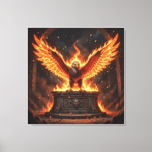 Pelasgischer Altar des flammenden Adlers VI Leinwanddruck