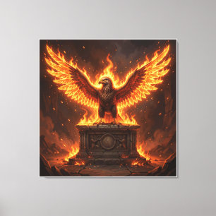 Pelasgischer Altar des flammenden Adlers VII Leinwanddruck