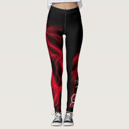 Pele, die hawaiianische Göttin Schwarze Leggings