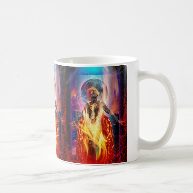 PELE-Feuer Göttin Kaffeetasse (Rechts)