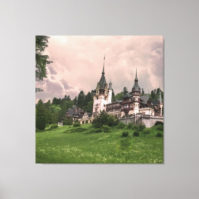 Peles Castle Rumänien Leinwanddruck (Vorderseite)