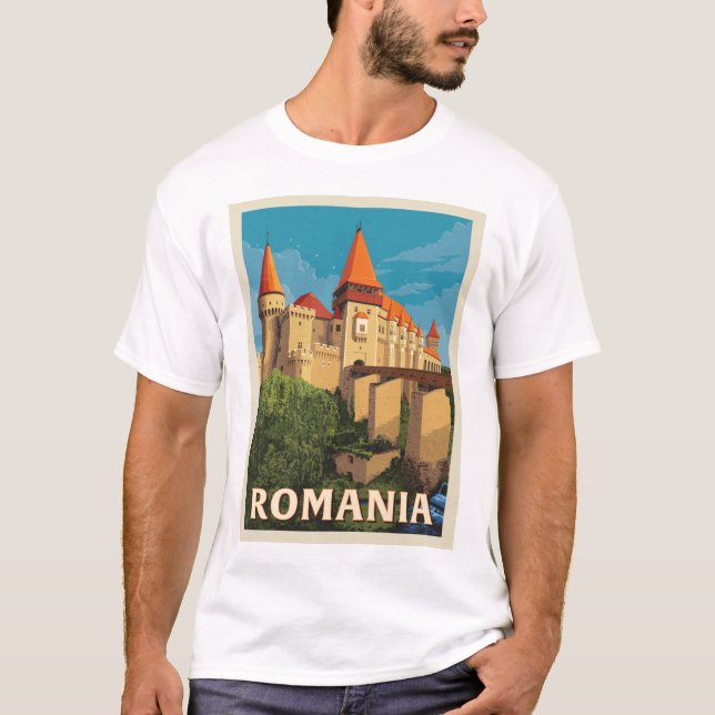 Peles Castle Rumänien T-Shirt (Vorderseite)