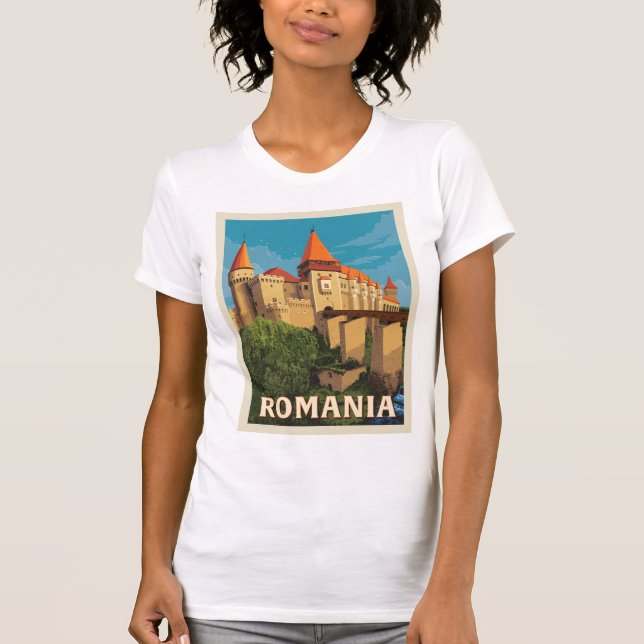 Peles Castle Rumänien T-Shirt (Vorderseite)