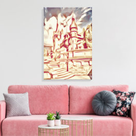 Peles Schloss Leinwanddruck