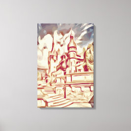 Peles Schloss Leinwanddruck