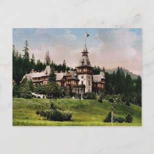 Pelesch (d.h. Peles) Schloss, Sinaia, Roumania cla Postkarte