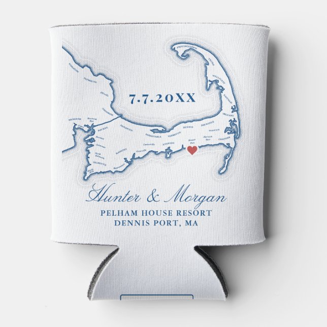Pelham House Resort Hochzeitsgeschenk Cape Cod  Dosenkühler (Vorderseite)