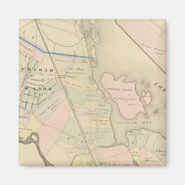 Pelham, Pelham Manor, New York Magnet (Vorne)