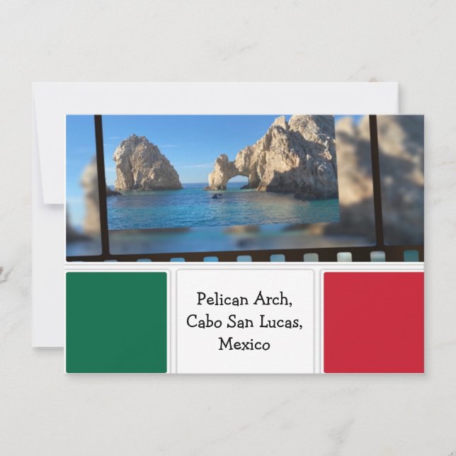 Pelican Arch, Cabo San Lucas Einladung (Vorderseite)