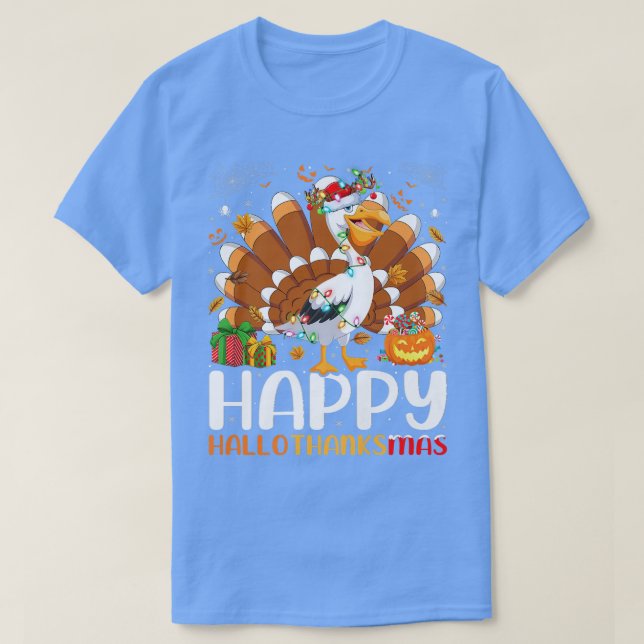 Pelican Bird Lover Halloween Weihnachtsfest Happy  T-Shirt (Design vorne)