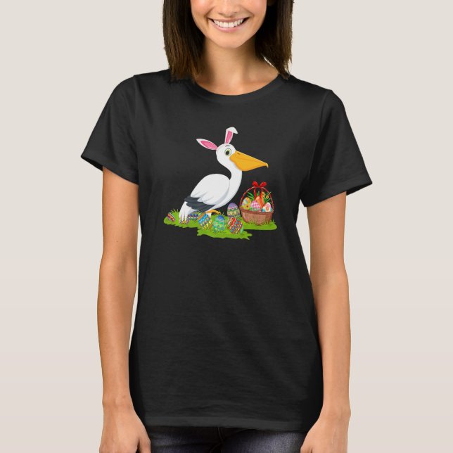 Pelican Bird Oaster Egg Jagdbunny Pelican Ost T-Shirt (Vorderseite)