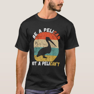 Pelican Bird Retro Vintager Pelican T-Shirt