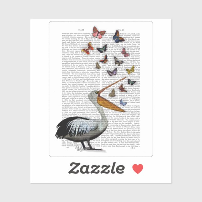 Pelican & Butterfisch Aufkleber (Blatt)