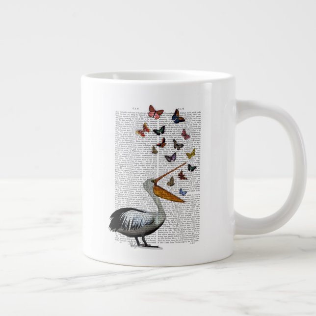 Pelican & Butterfisch Jumbo-Tasse (Rechts)
