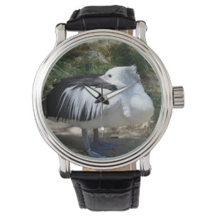 Pelican Cat Napping Stehend hoch, Armbanduhr