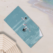 Pelican Couple Paddle auf Calm Aqua Water