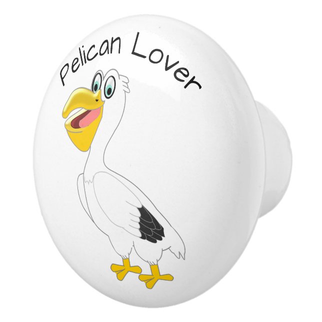 Pelican-Design personalisiert Keramikknauf (Rechts)