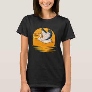Pelican Design Retro Bird Bird Zertifikat T-Shirt