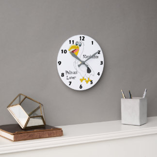 Pelican Design Runde Wanduhr