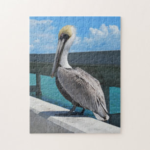 Pelican Florida Keys Bridge Jigsaw Puzzle