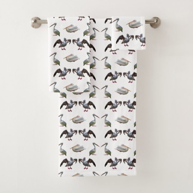 Pelican Frenzy Badewanne Handtuch Set (Insitu)