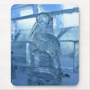 Pelican Ice Sculpture, Quebec, Kanada Mousepad