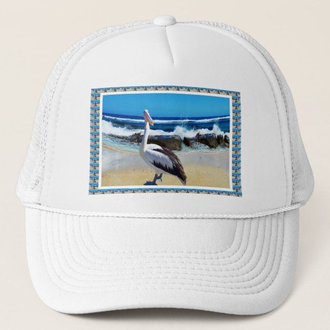 Pelican Love The Beach Splash, Truckerkappe (Vorderseite)