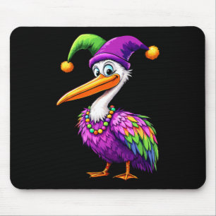 Pelican Mardi Gras Karneval Liebhaber Männer Fraue Mousepad