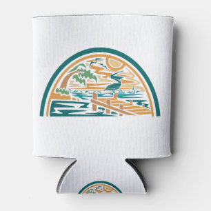 Pelican on Island Ocean Pier Dosenkühler