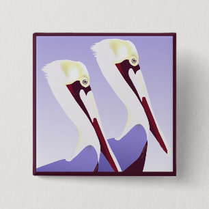 Pelican Pelicans Button