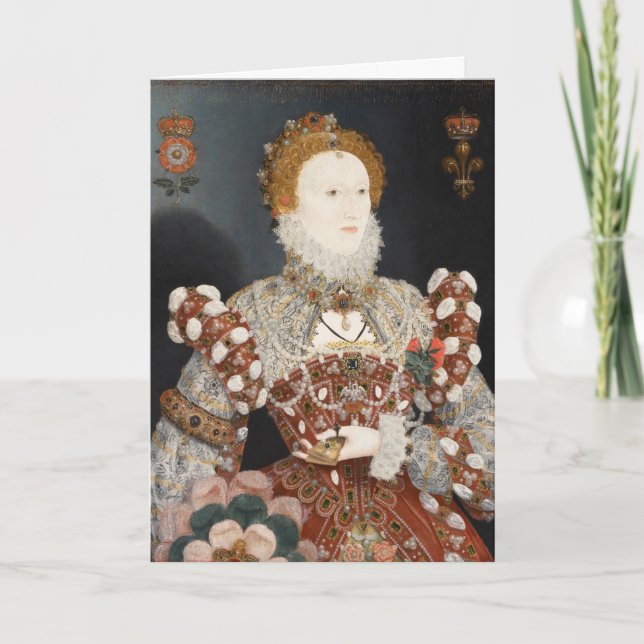 Pelican Portrait Queen Elizabeth I Postcard Karte (Vorderseite)