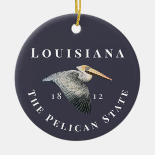 Pelican Staat 1812 Keramik Ornament