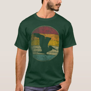 Pelican Vogel Sonne Retro Vintage 80er Geschenk Be T-Shirt