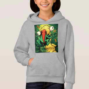 Pelican vs Frosch Sumpf Nie aufgeben Lustiges T-Sh Hoodie
