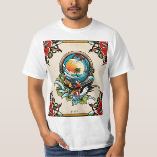 Pelicans auf dem Pier T-Shirt Küsten Marina Natu