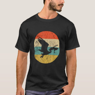 Pelikan Fisch Fang Vintage Retro Tropischer Vogel T-Shirt
