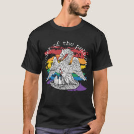 Pelikan-Holzschnitt Stolz T-Shirt