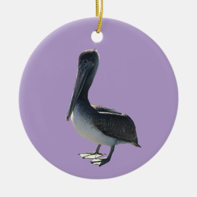 Pelikan Keramik Ornament (Vorne)