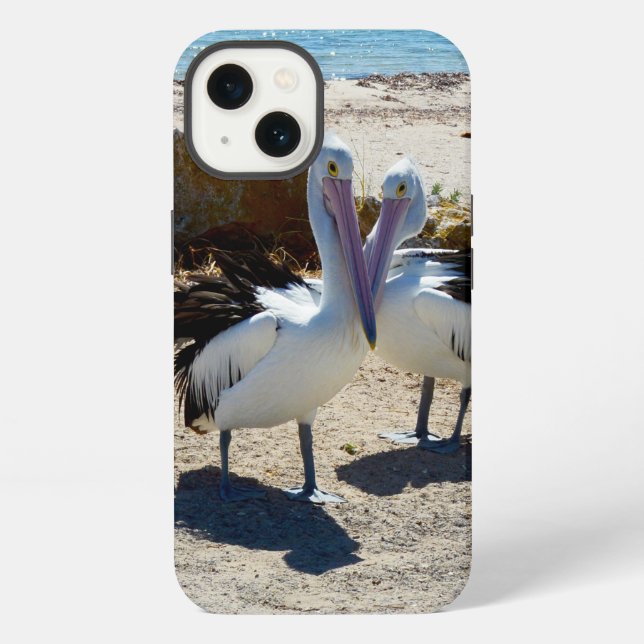 Pelikan Liebe, iPhone 13 Hülle (Rückseite)