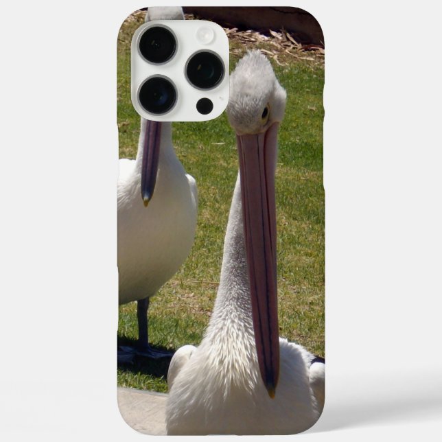 Pelikan mit einer Höhenlage, Case-Mate iPhone Hülle (Rückseite)