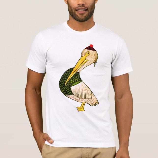 Pelikan Peter - Sasquatch Unterzeichnung S T-Shirt (Vorderseite)