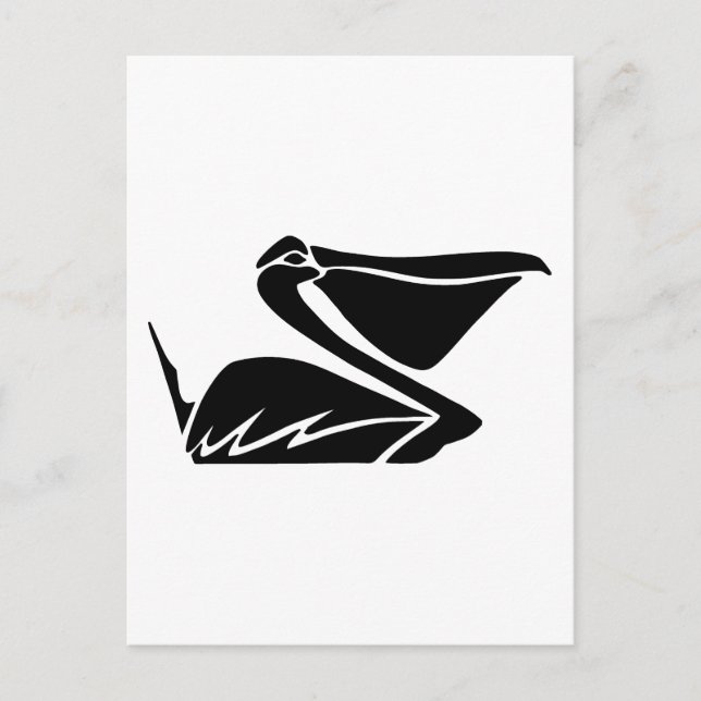 Pelikan Postkarte (Vorderseite)