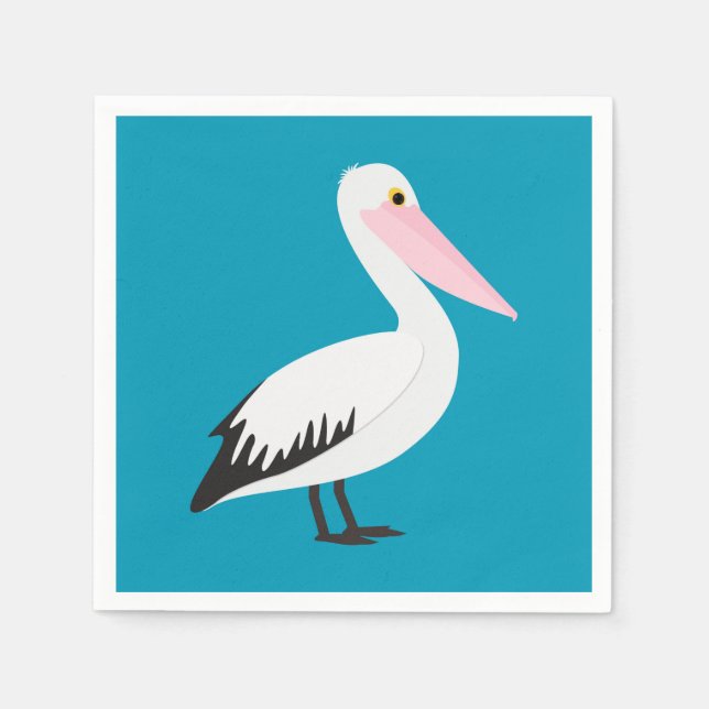 Pelikan Serviette (Vorderseite)