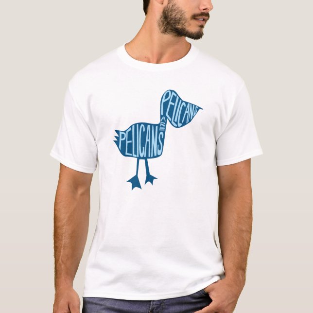 Pelikan-Shirt T-Shirt (Vorderseite)