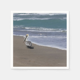 Pelikan-Strand-Freunde Serviette