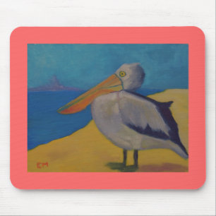 Pelikan-Uhr Mousepad