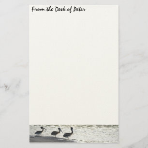 Pelikan-Vogel-Tier-Tiere Briefpapier