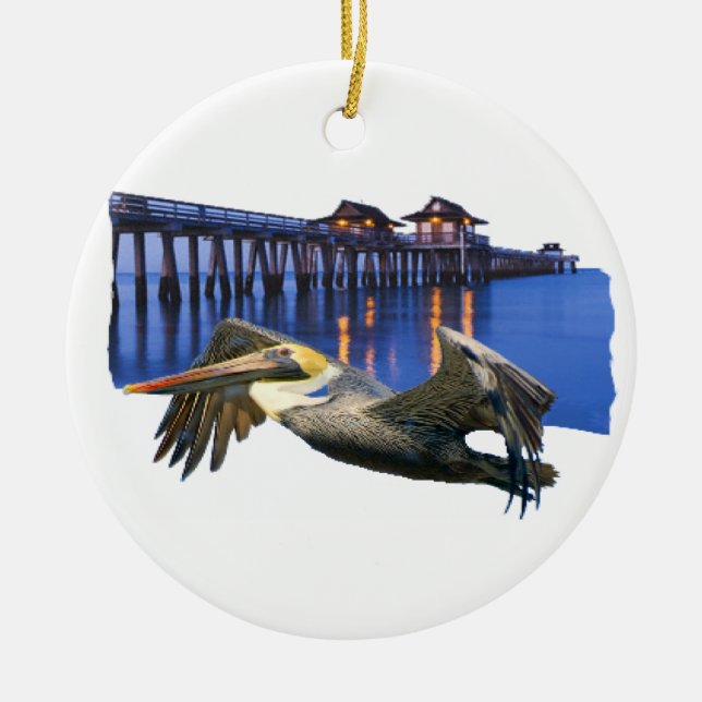 Pelikane Keramikornament (Vorne)